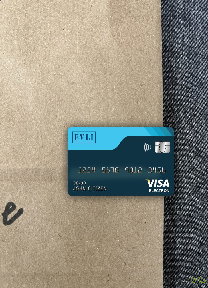 Finlande Evli banque visa carte électronique photolook avant